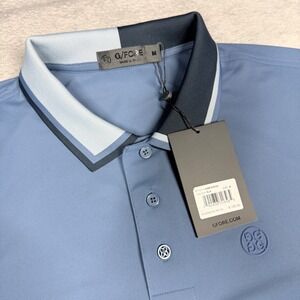 G/FORE Mens Golf Polo Shirt Short Sleeve Style G4MF23K303 Color SLA Size M